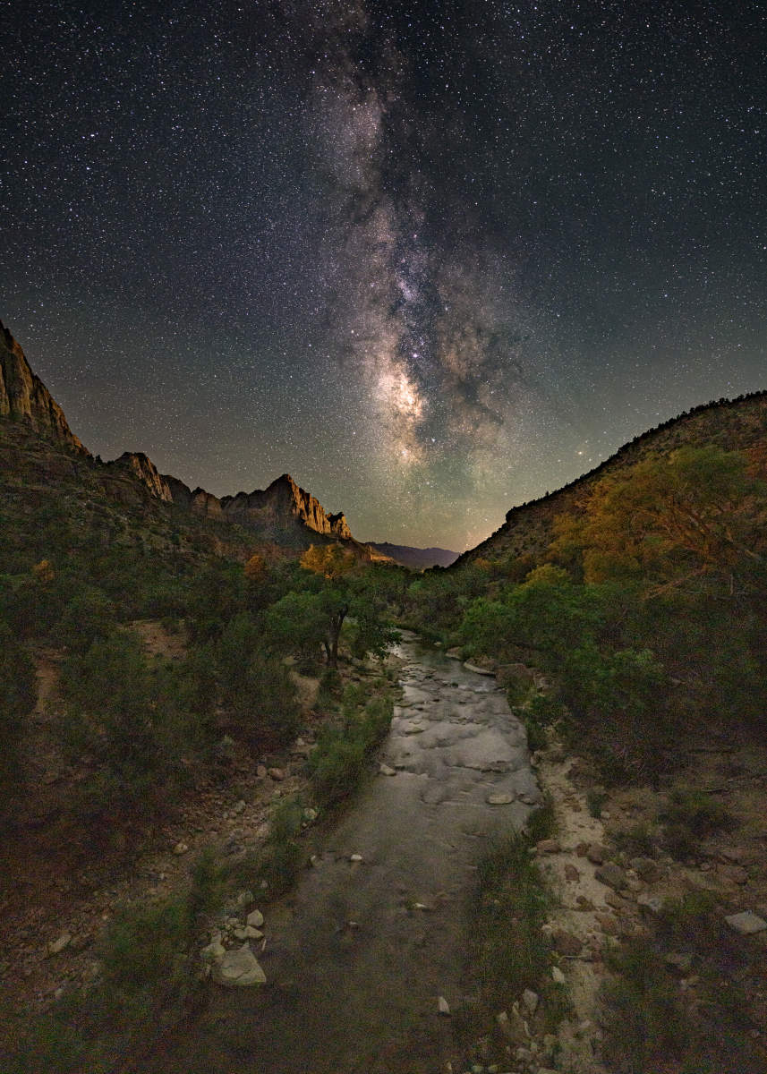 The Watchman.MilkyWay.1895, Zion National Park